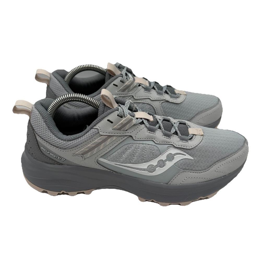 Saucony Excursion TR 17 Running Shoes Womens 10 Grey Trail Sneakers S10958-202